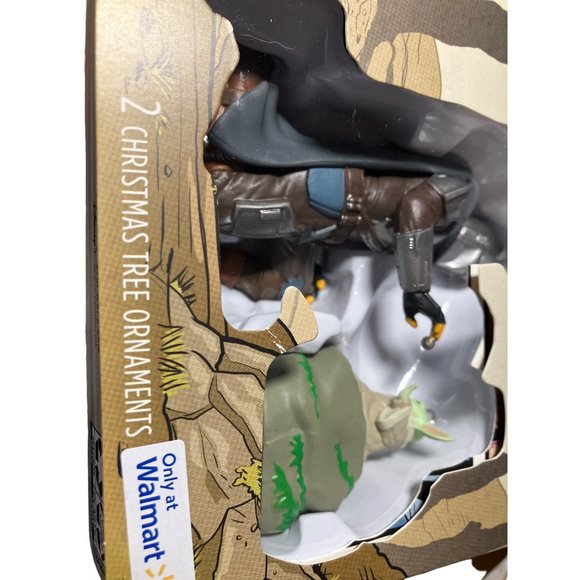 Hallmark Star Wars Mandalorian & Grogu 2pack Ornament Set Walmart Exclusive 2023 - Picture 11 of 13